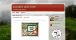 Desktop Screenshot of elizabethsstamproom.blogspot.com