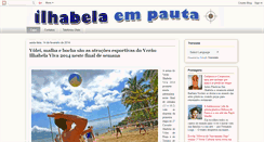 Desktop Screenshot of ilhabelaempauta.blogspot.com