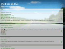 Tablet Screenshot of lesliesfoodandthoughts.blogspot.com