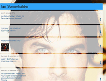 Tablet Screenshot of iansomelhalder.blogspot.com