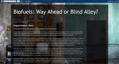Desktop Screenshot of biofuels-wayaheadorblindalley.blogspot.com