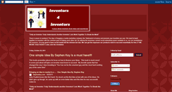 Desktop Screenshot of inventors4inventors.blogspot.com