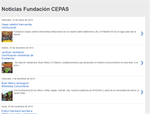 Tablet Screenshot of fundacioncepasnoticias.blogspot.com