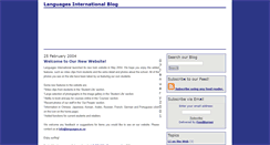 Desktop Screenshot of languagesint.blogspot.com