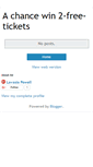 Mobile Screenshot of 2-free-tickets.blogspot.com