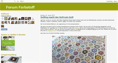 Desktop Screenshot of forum-farbstoff.blogspot.com