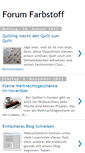 Mobile Screenshot of forum-farbstoff.blogspot.com