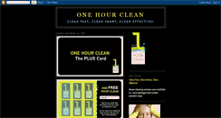 Desktop Screenshot of 1hrclean.blogspot.com