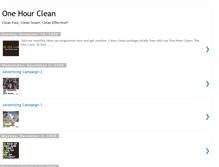 Tablet Screenshot of 1hrclean.blogspot.com