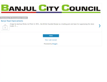 Tablet Screenshot of banjulcitycouncil.blogspot.com