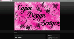 Desktop Screenshot of cajundesignscrapz.blogspot.com