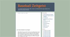 Desktop Screenshot of baseballzeitgeist.blogspot.com