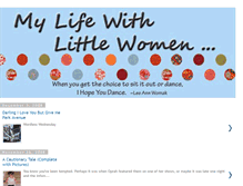 Tablet Screenshot of littlewomenmomma.blogspot.com