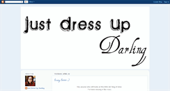 Desktop Screenshot of justdressupdarling.blogspot.com