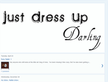 Tablet Screenshot of justdressupdarling.blogspot.com