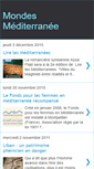 Mobile Screenshot of mondesmediterranee.blogspot.com