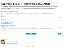 Tablet Screenshot of electricaldesignii.blogspot.com