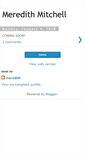 Mobile Screenshot of meredithmitchellmusic.blogspot.com