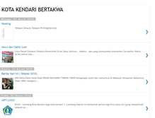 Tablet Screenshot of kendarikomunitas.blogspot.com