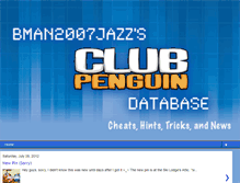 Tablet Screenshot of clubpenguindatabase.blogspot.com