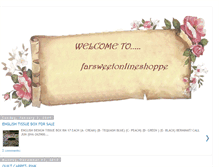 Tablet Screenshot of farsweethomeonlineshoppe.blogspot.com