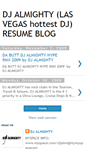 Mobile Screenshot of djalmightyresumeblog.blogspot.com