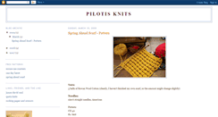 Desktop Screenshot of pilotisknits.blogspot.com