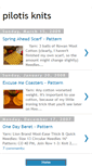 Mobile Screenshot of pilotisknits.blogspot.com