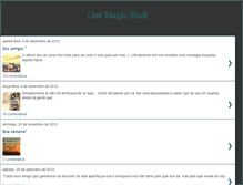 Tablet Screenshot of ourmagicshell.blogspot.com