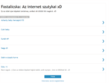 Tablet Screenshot of fostalicskaa.blogspot.com