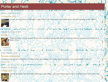 Tablet Screenshot of porterandheidi.blogspot.com
