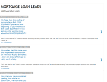 Tablet Screenshot of mortgage-loan-leads-742.blogspot.com