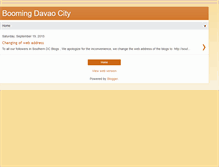 Tablet Screenshot of davaophilippineboomingcity.blogspot.com