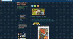 Desktop Screenshot of melissacolefunfineart.blogspot.com