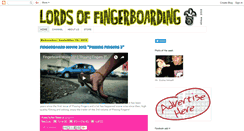 Desktop Screenshot of lordsoffingerboarding.blogspot.com