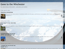 Tablet Screenshot of gonetothewinchester.blogspot.com