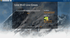 Desktop Screenshot of goinggreenforlife.blogspot.com