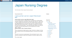 Desktop Screenshot of japannursingdegree.blogspot.com