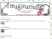 Tablet Screenshot of imaginariumdesigns.blogspot.com