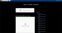 Desktop Screenshot of ideasupersinger.blogspot.com