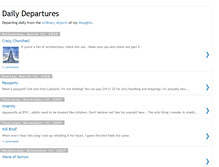 Tablet Screenshot of dailydepartures.blogspot.com