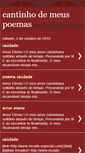 Mobile Screenshot of flor-cantinhodemeuspoemas.blogspot.com