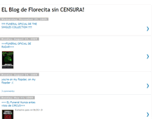Tablet Screenshot of florecitasincensura.blogspot.com