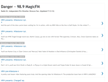 Tablet Screenshot of magicfmdanger.blogspot.com