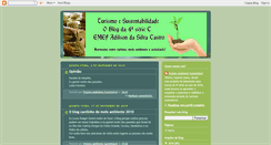 Desktop Screenshot of cantinhodomeioambienteasc.blogspot.com