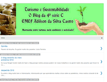 Tablet Screenshot of cantinhodomeioambienteasc.blogspot.com