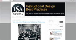 Desktop Screenshot of instructional-design-consulting.blogspot.com