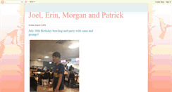 Desktop Screenshot of morganandpatrick.blogspot.com