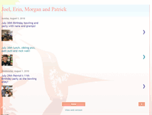 Tablet Screenshot of morganandpatrick.blogspot.com