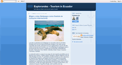 Desktop Screenshot of ecuadorgalapagostours.blogspot.com